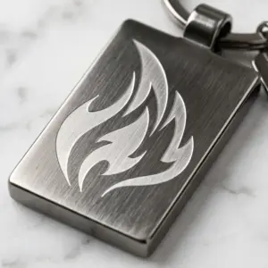 Metal Keychain — Laser Engraved