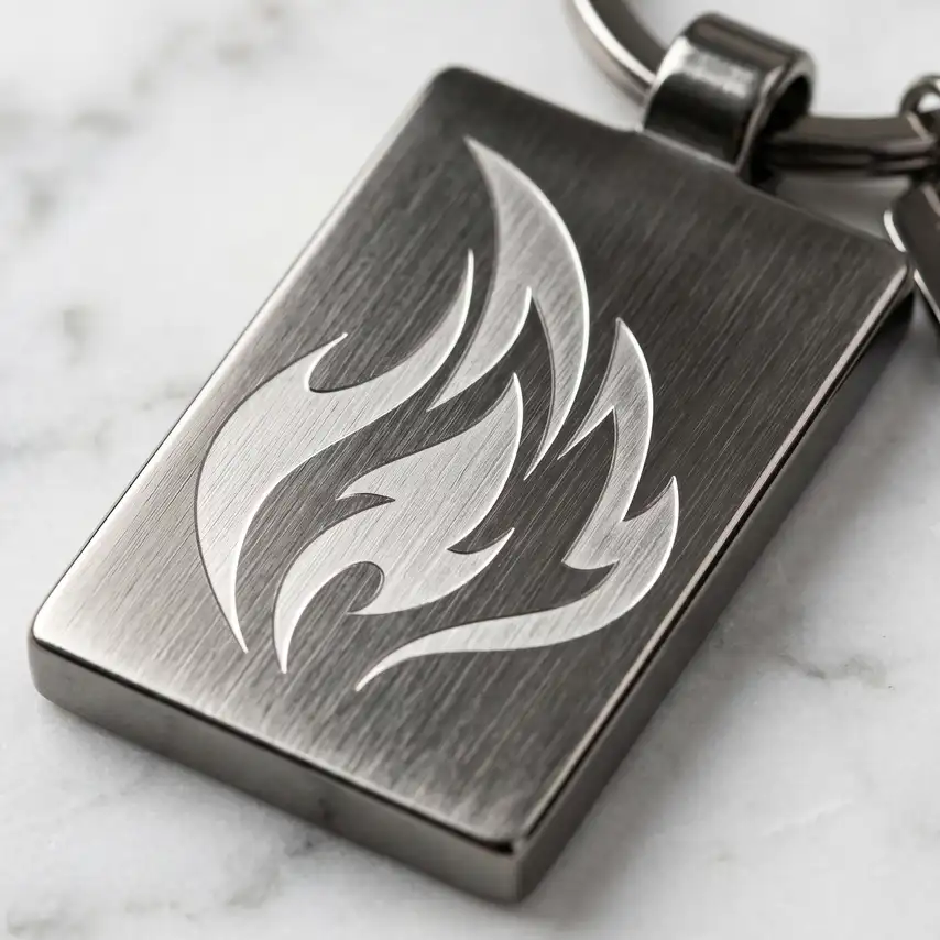 Metal Keychain — Laser Engraved