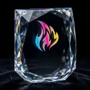 Crystal Award Trophy